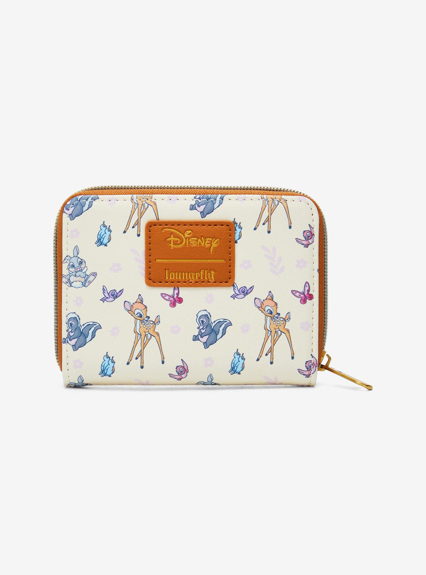 Loungefly Disney Bambi & Friends Mini Zipper Wallet, , hi-res