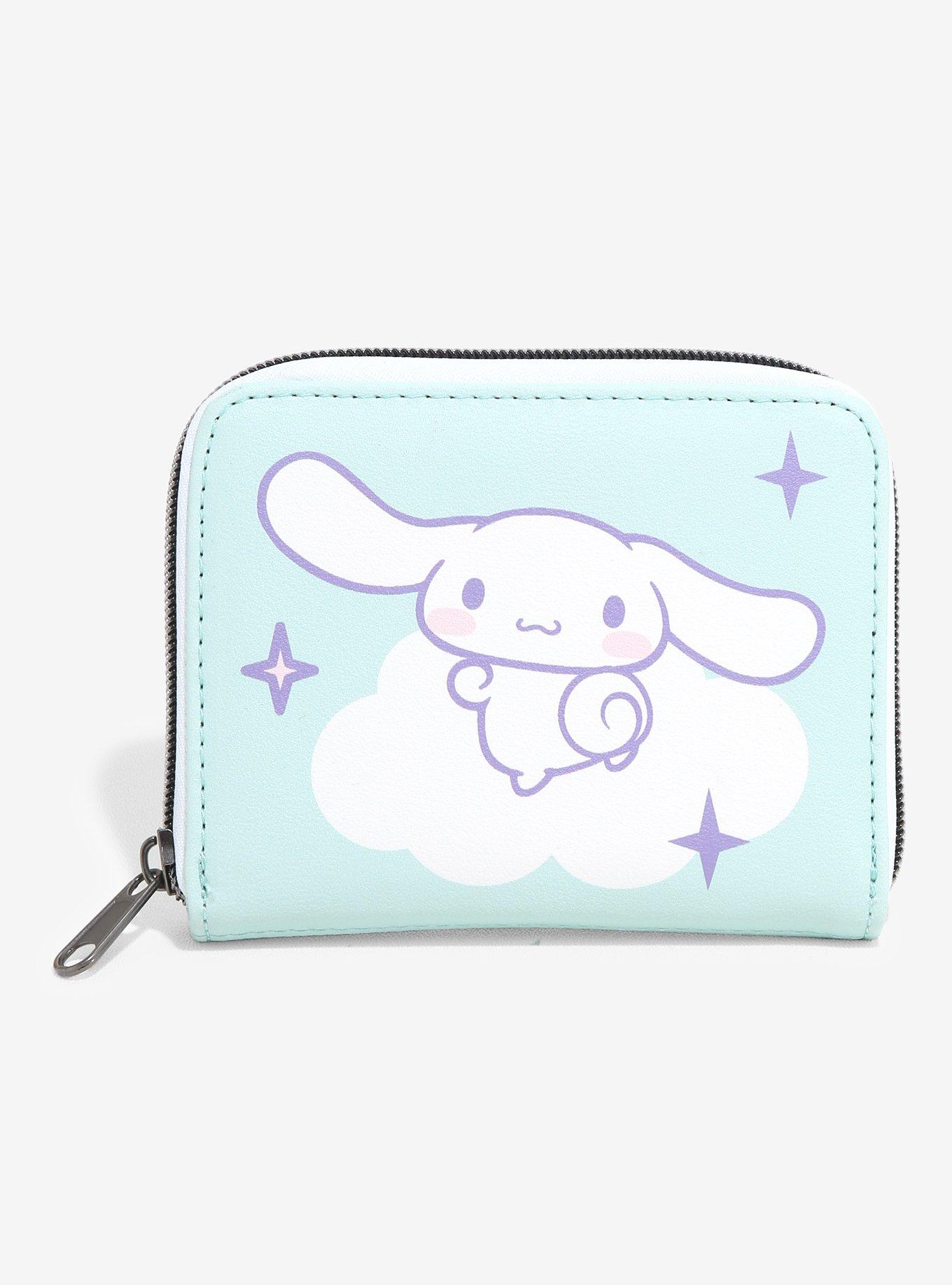 Loungefly Cinnamoroll Flying Clouds Mini Zipper Wallet Hot Topic Exclusive, , hi-res