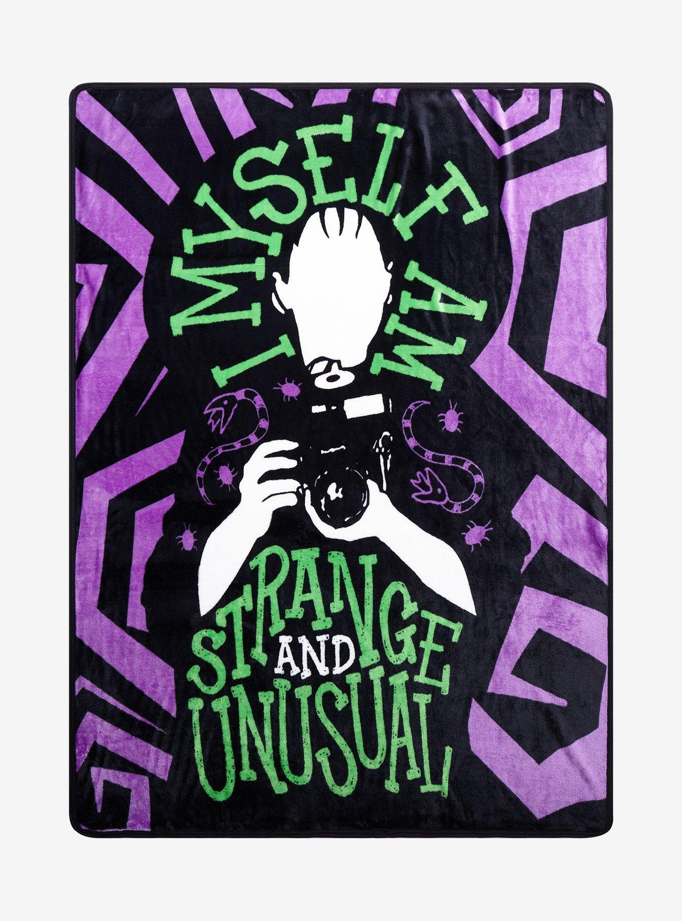 Beetlejuice Lydia Deetz Strange & Unusual Throw Blanket, , hi-res