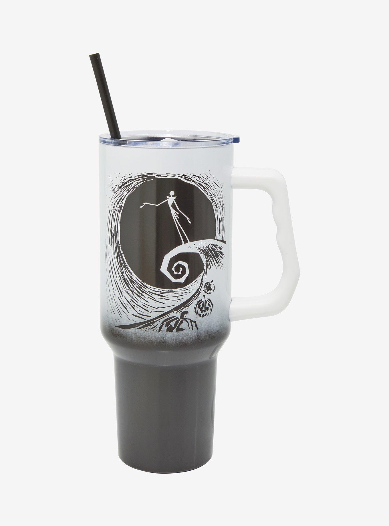 The Nightmare Before Christmas Jack Spiral Hill Ombre Stainless Steel Travel Cup, , hi-res