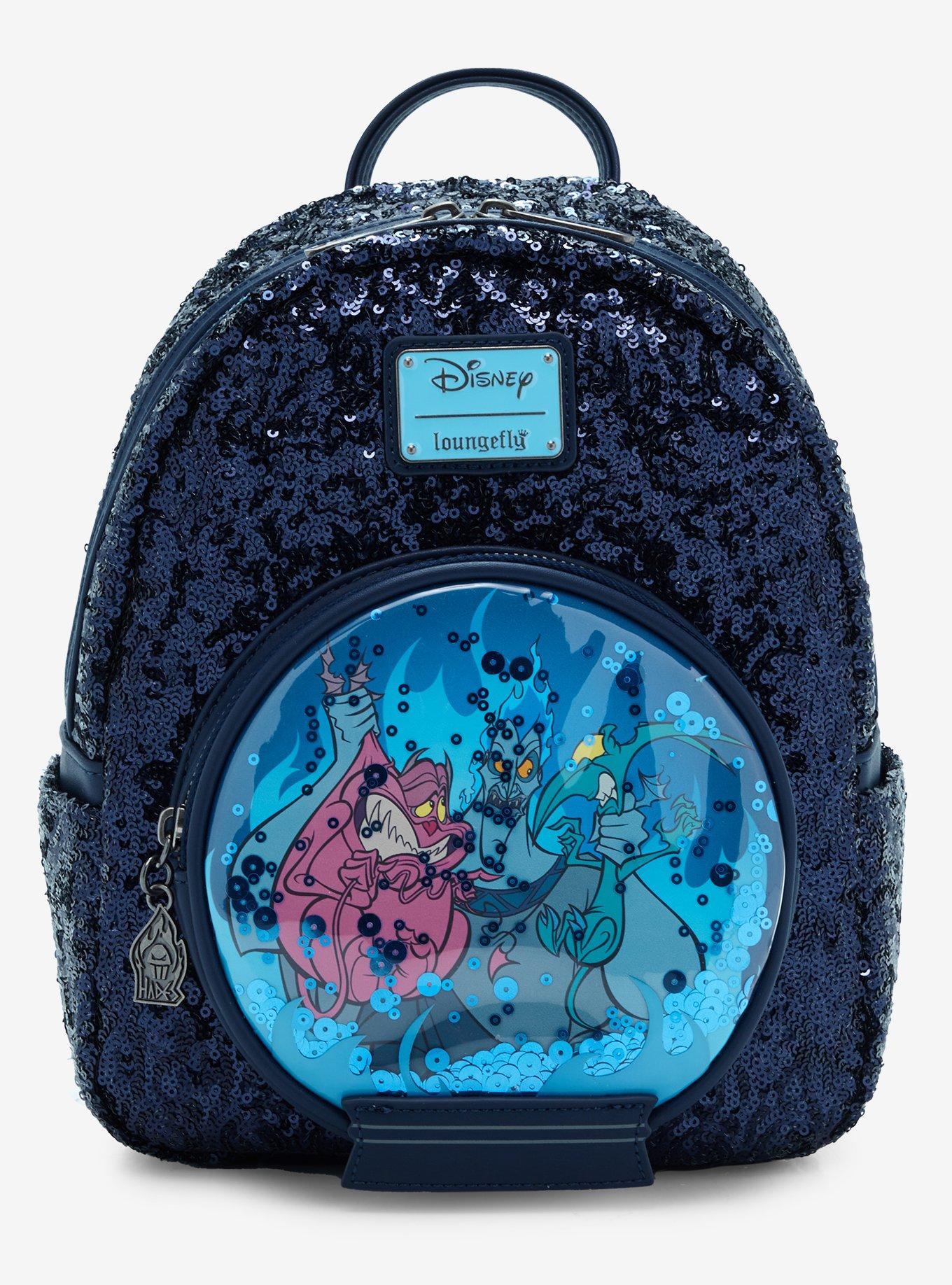 Disney Loungefly Mickey and authentic Minnie Mouse Snowglobe Backpack