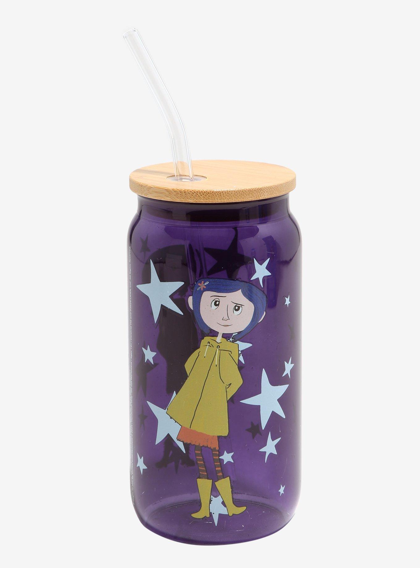 Coraline Stars Blue Glass Tumbler