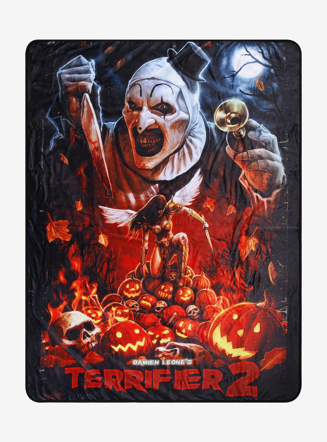 Terrifier 2 Poster Throw Blanket, , hi-res