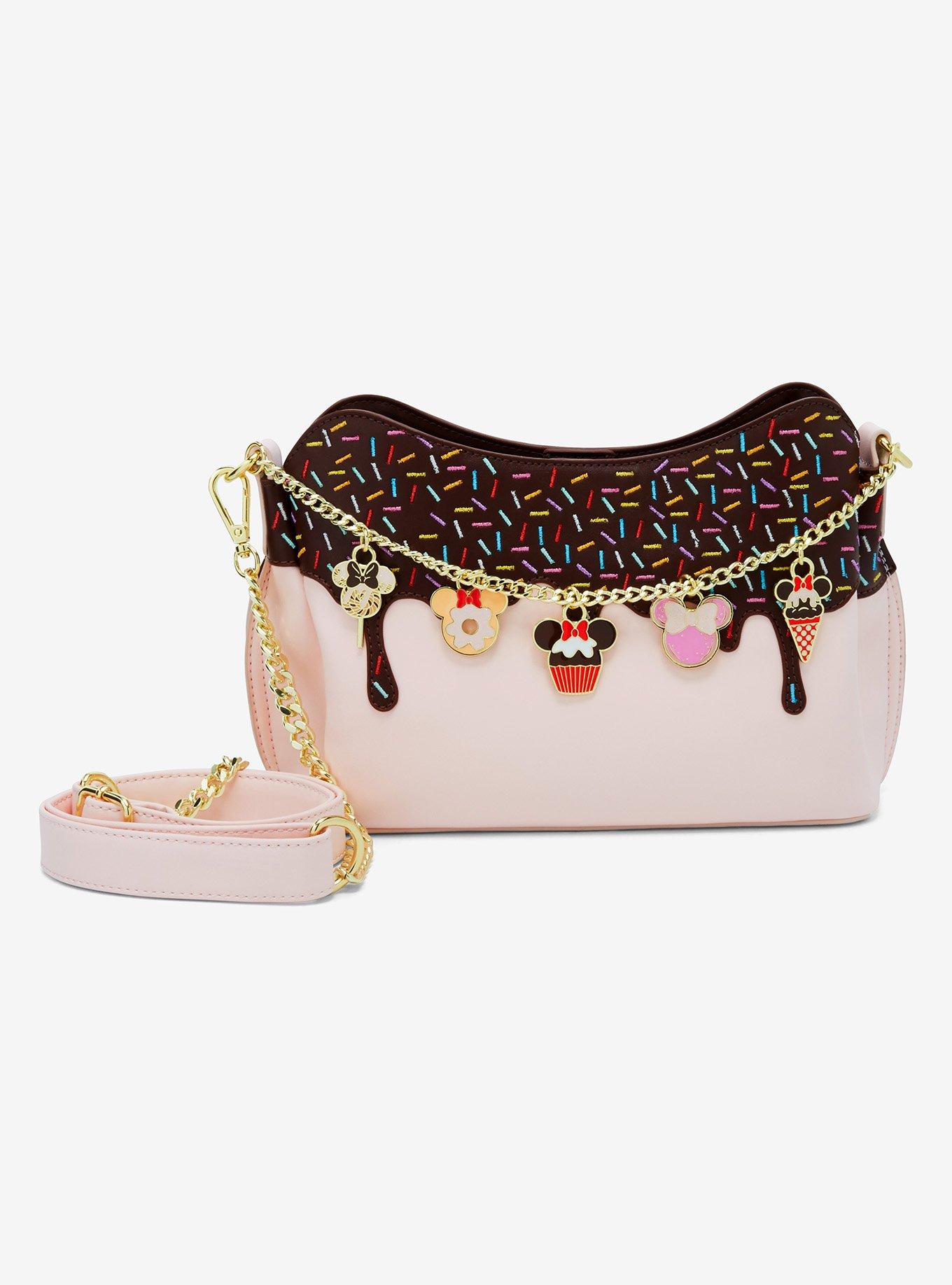 Loungefly Disney Minnie Mouse Chocolate Sprinkles Crossbody Bag BoxLunch Exclusive BoxLunch