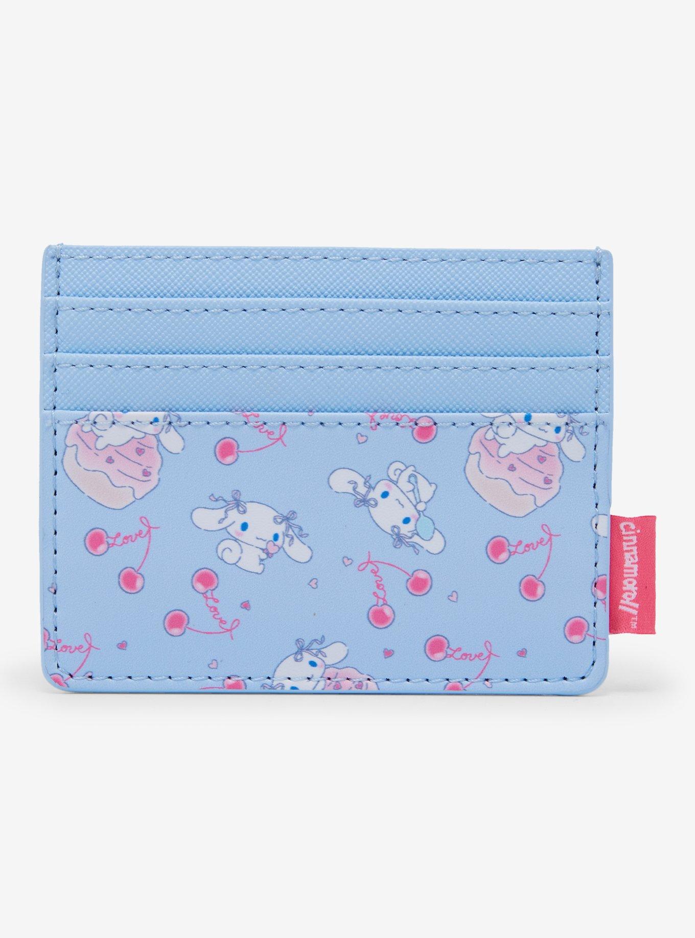 Loungefly Sanrio Cinnamoroll Cherries Allover Print Cardholder - BoxLunch Exclusive