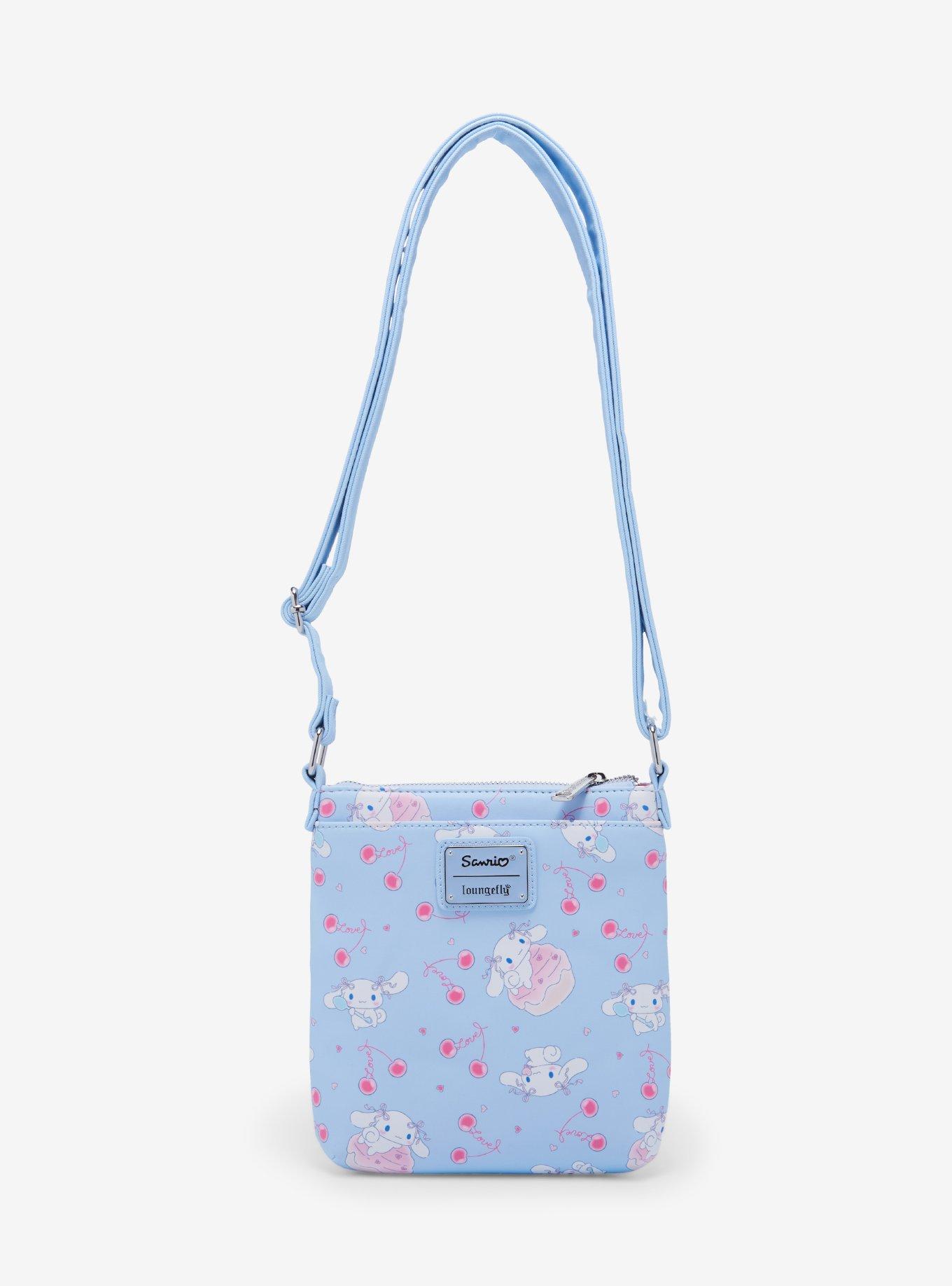 Loungefly Sanrio Cinnamoroll Cherries Allover Print Crossbody Bag - BoxLunch Exclusive, , hi-res