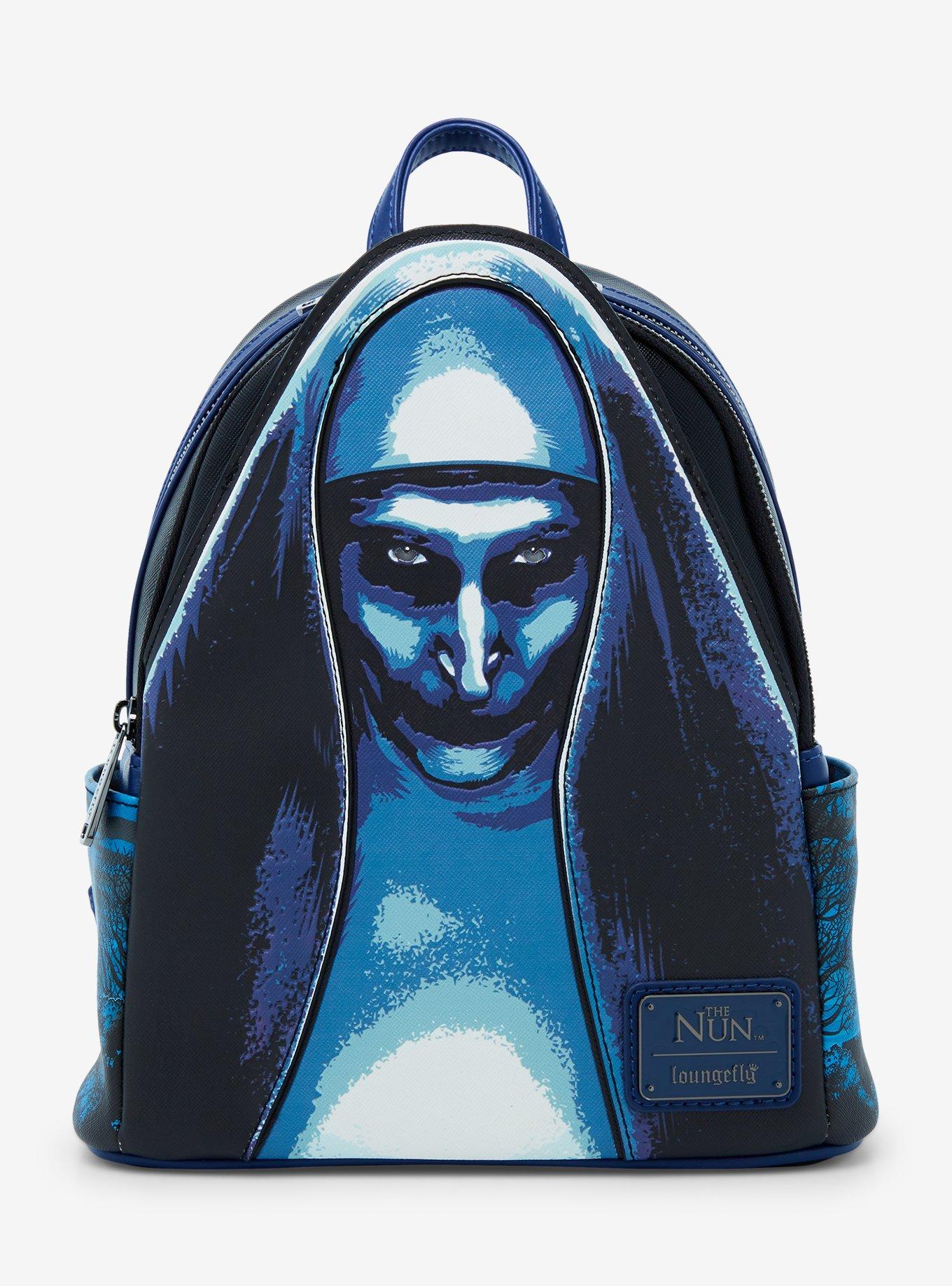 Loungefly The Nun Figural Nun Light-Up Glow-in-the-Dark Mini Backpack, , hi-res