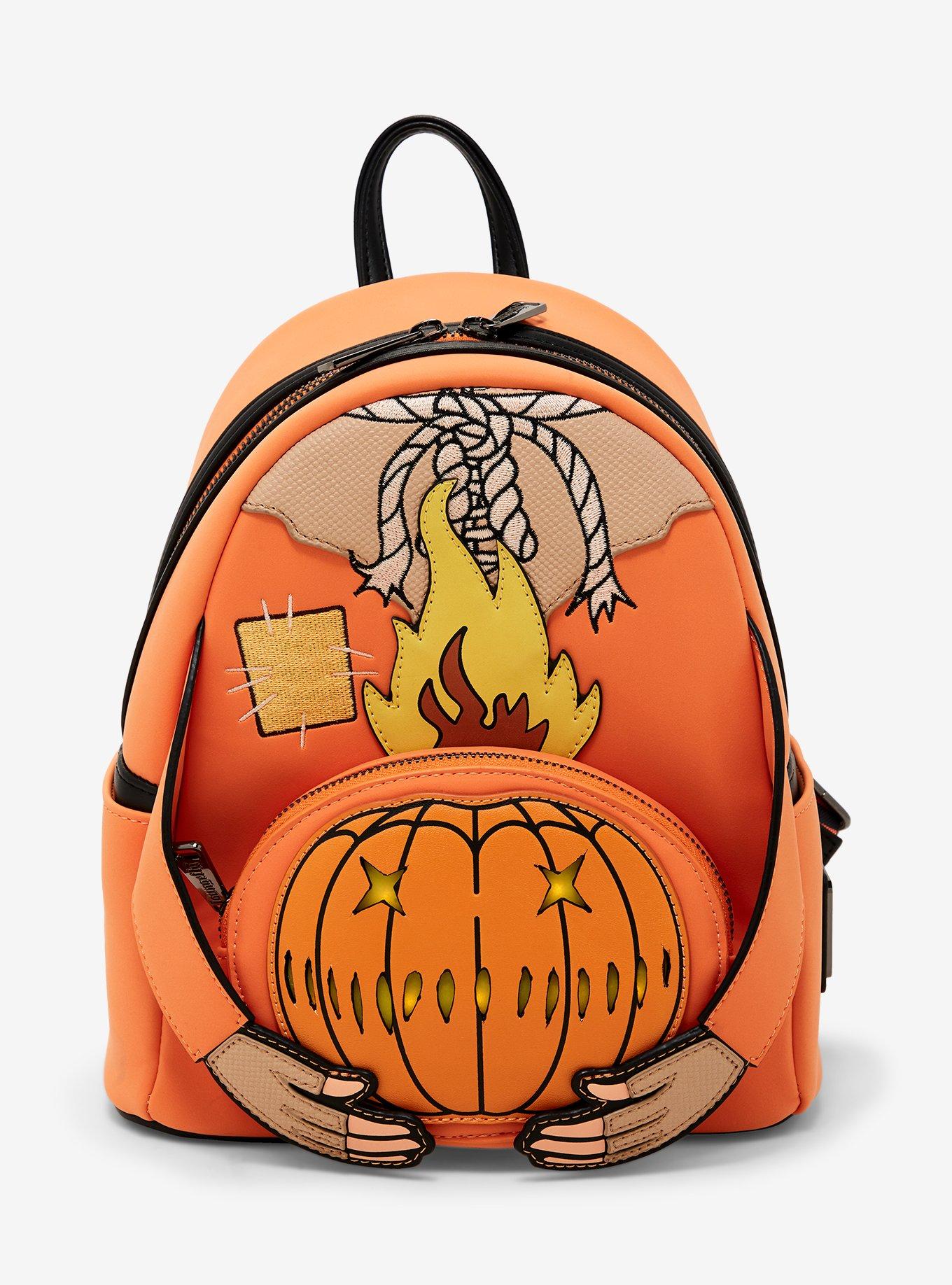 Loungefly Trick 'R Treat Sam Pumpkin Head Light-Up Mini Backpack, , hi-res