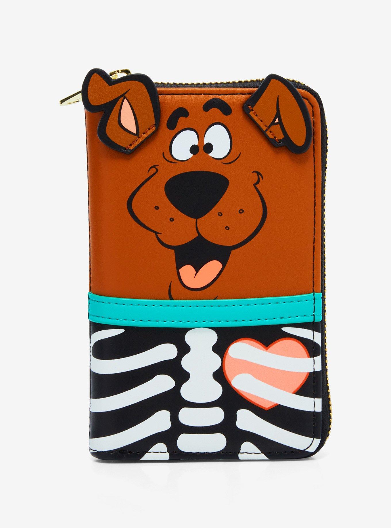 Loungefly Scooby-Doo! Skeleton Scooby Glow-in-the-Dark Small Zip Wallet, , hi-res