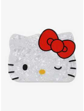 Hello Kitty Winking Pearlescent Claw Hair Clip, , hi-res