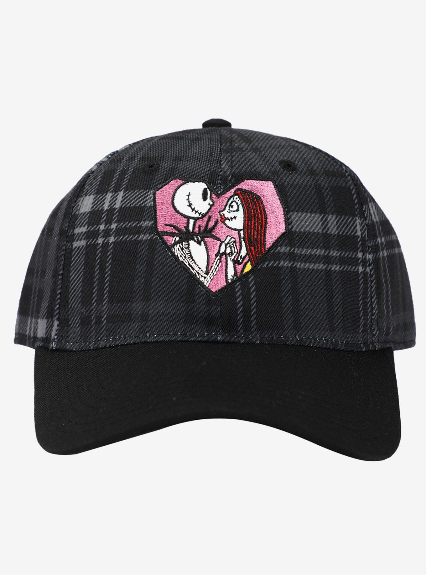 The Nightmare Before Christmas Jack & Sally Plaid Dad Cap