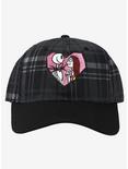 The Nightmare Before Christmas Jack & Sally Plaid Dad Cap, , hi-res