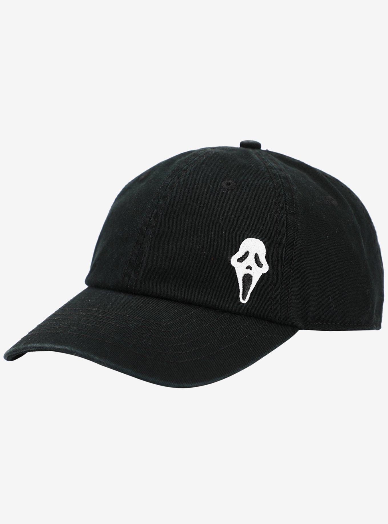 JPAK Halloween Ghost Vintage Dad Hat - Embroidered Scary Horror Cap, Adjustable, Black, One Size Fits Most