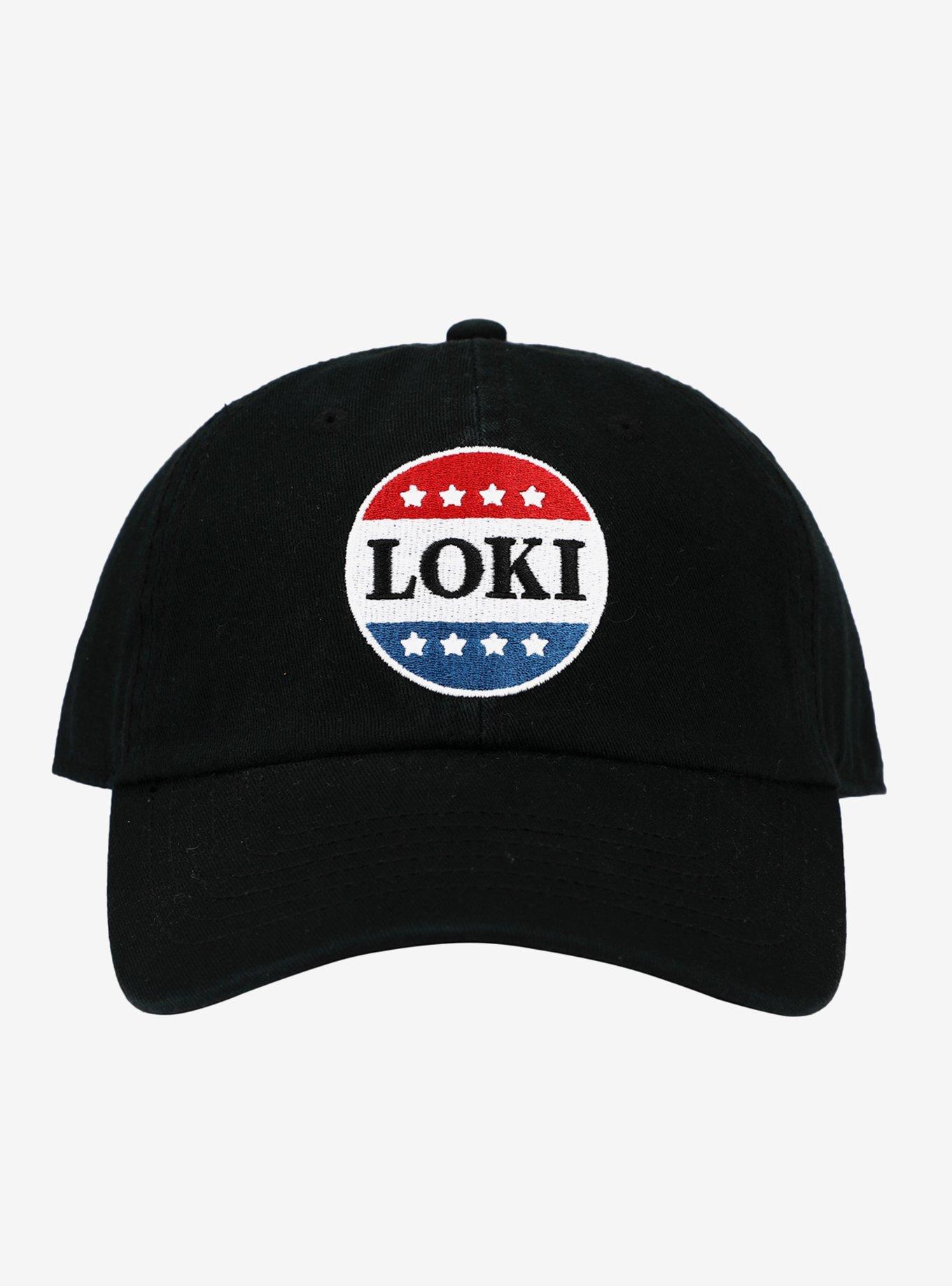 Marvel Loki Campaign Button Dad Cap 