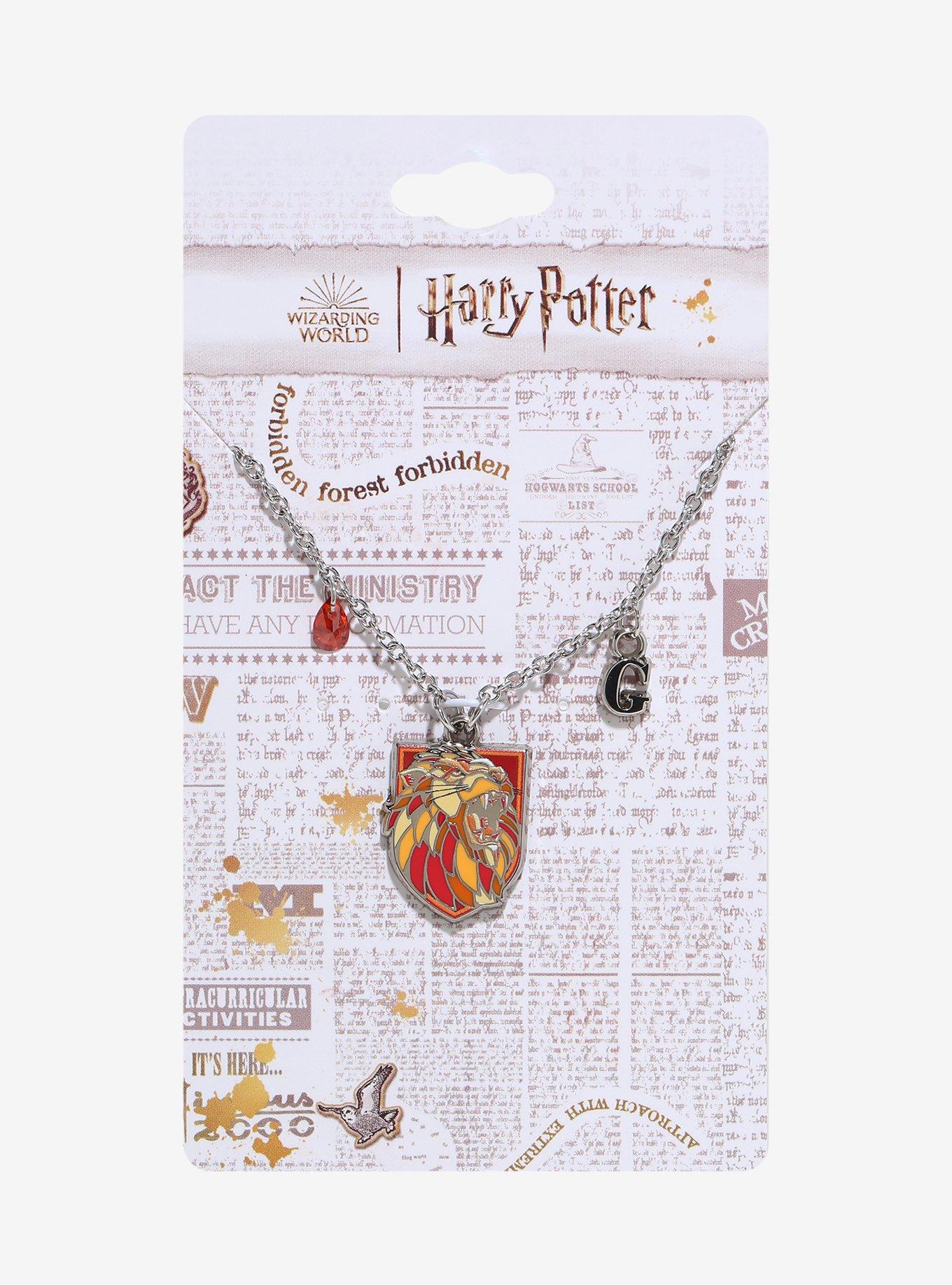 Harry Potter Gryffindor Crest Necklace, , hi-res