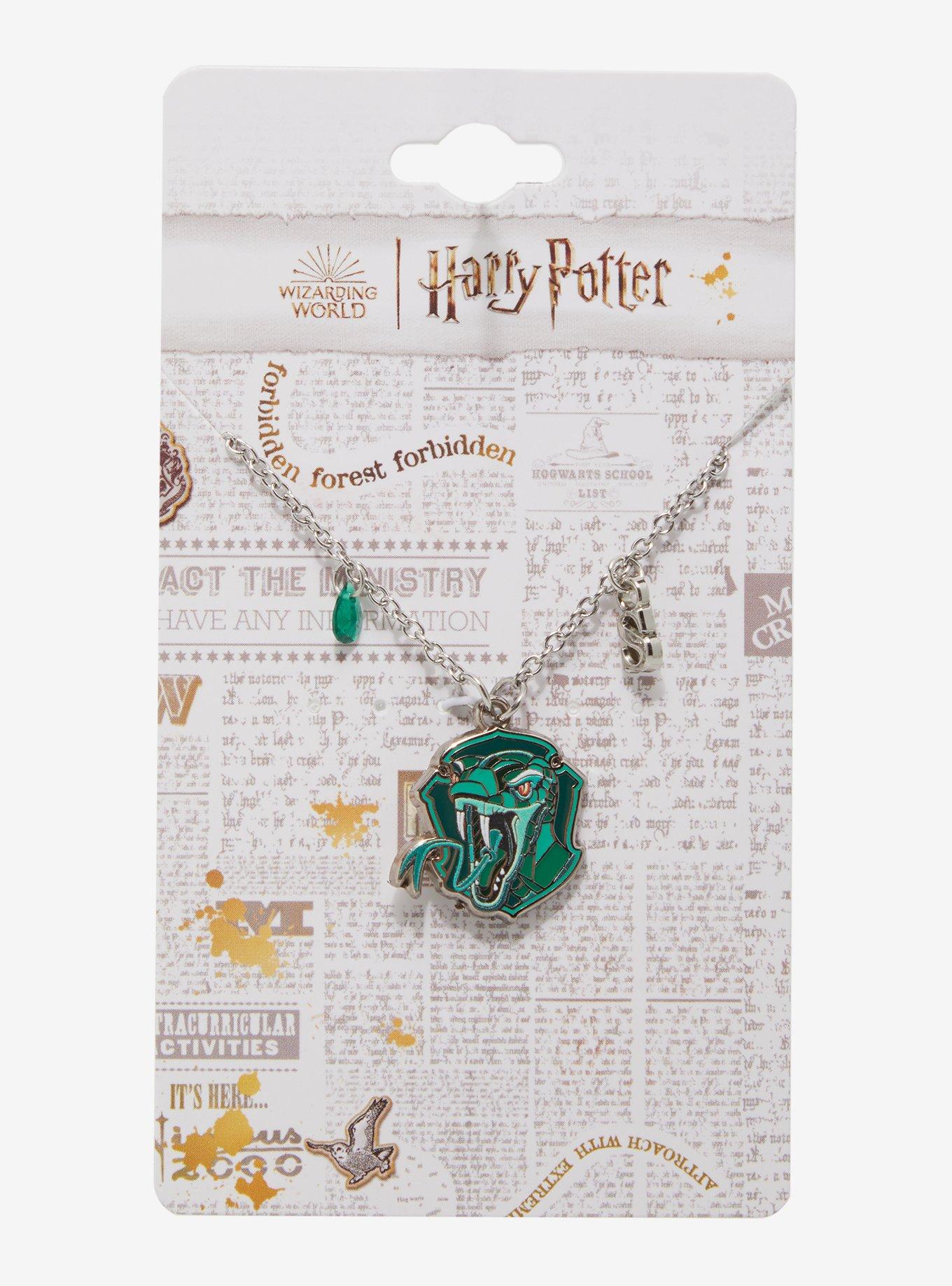 Harry Potter Slytherin Crest Necklace, , hi-res