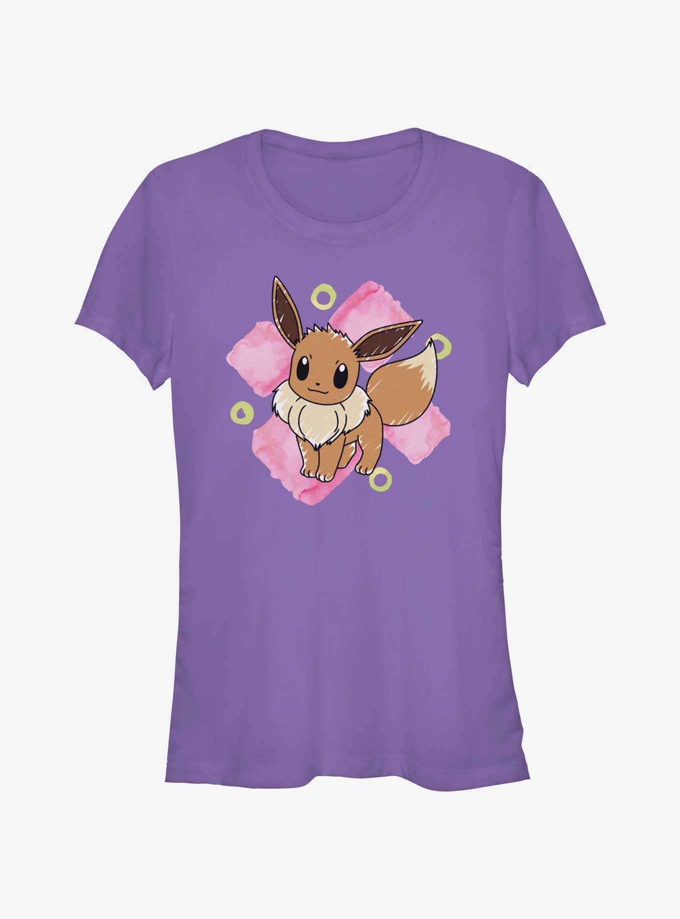 Pokemon Eevee Brush Strokes Girls T-Shirt, , hi-res