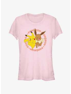 Pokemon Poke Pals Pikachu & Eevee Girls T-Shirt, , hi-res