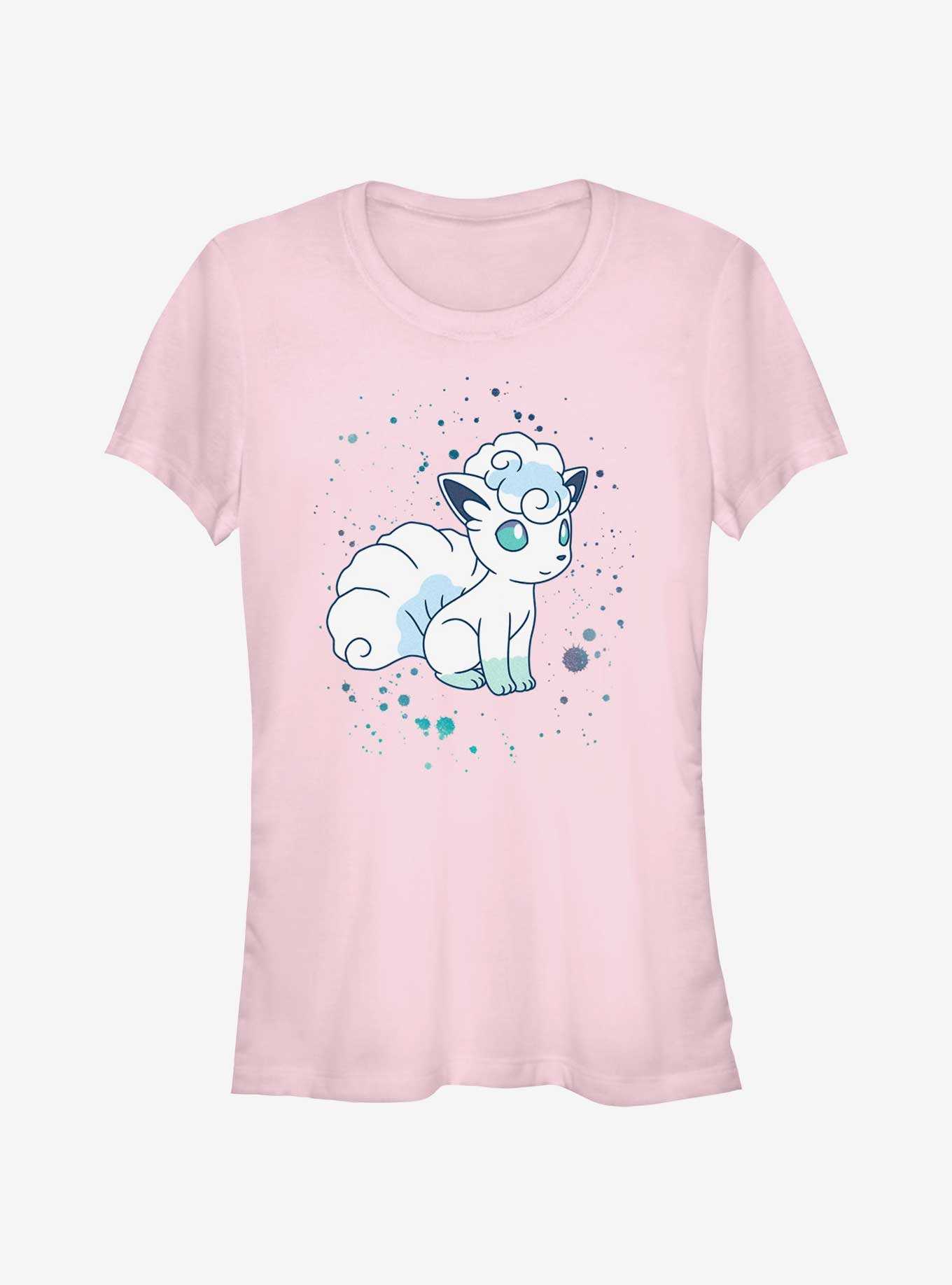 Pokemon Watercolor Vulpix Girls T-Shirt, , hi-res