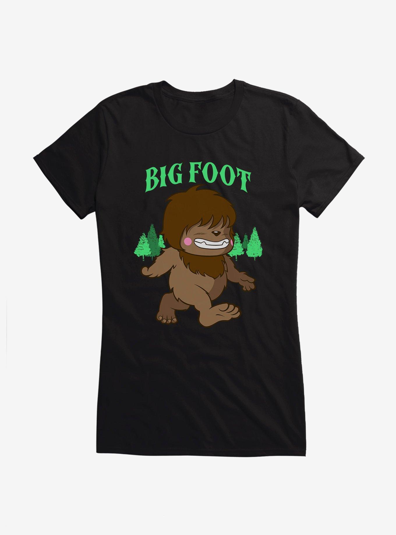 Chibi Cryptids Big Foot Girls T-Shirt, , hi-res
