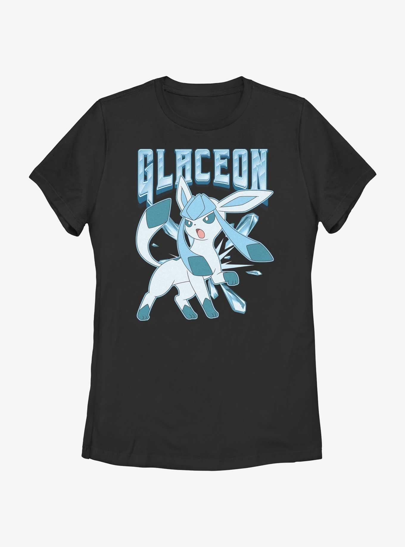 Pokemon Glaceon Ice Beam Womens T-Shirt