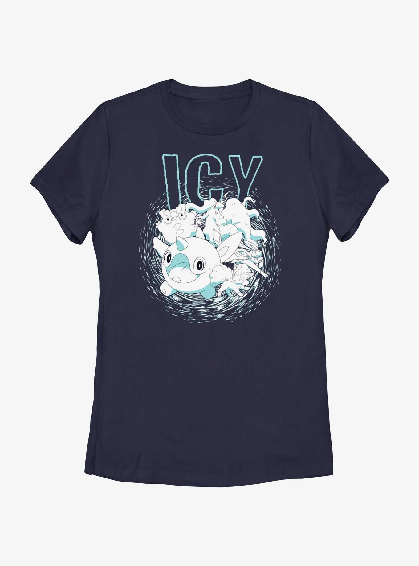 Pokemon Icy Tunnel Womens T-Shirt, NAVY, hi-res