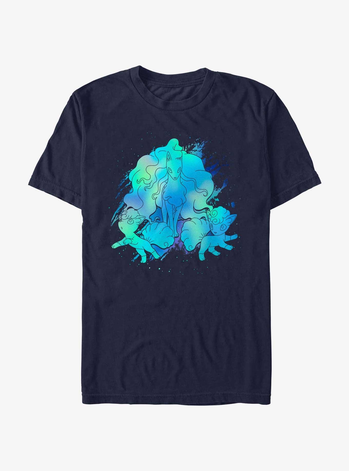 Pokemon Alolan Northern Lights T-Shirt, NAVY, hi-res