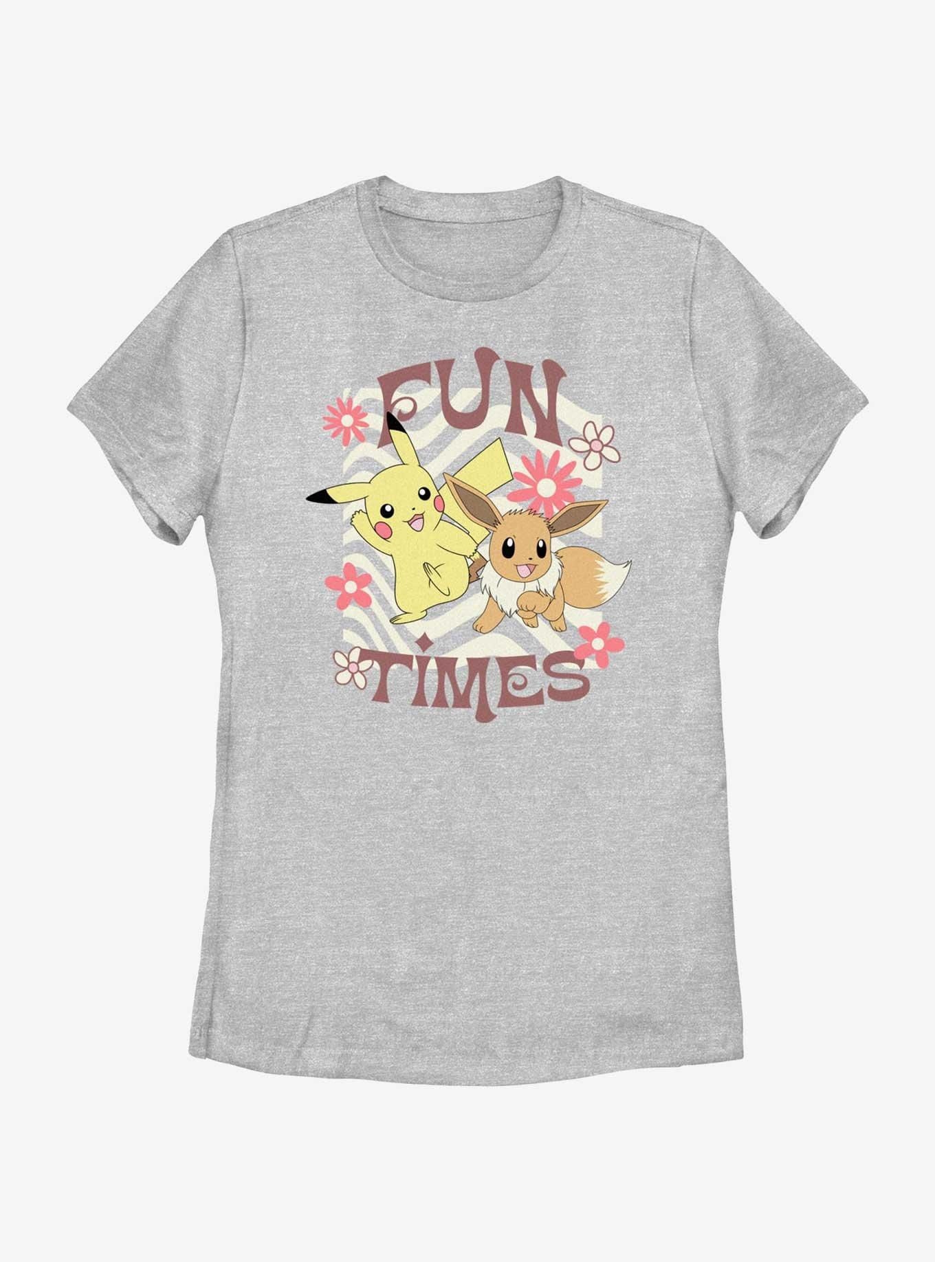 Pokemon Fun Times Pikachu & Eevee Womens T-Shirt