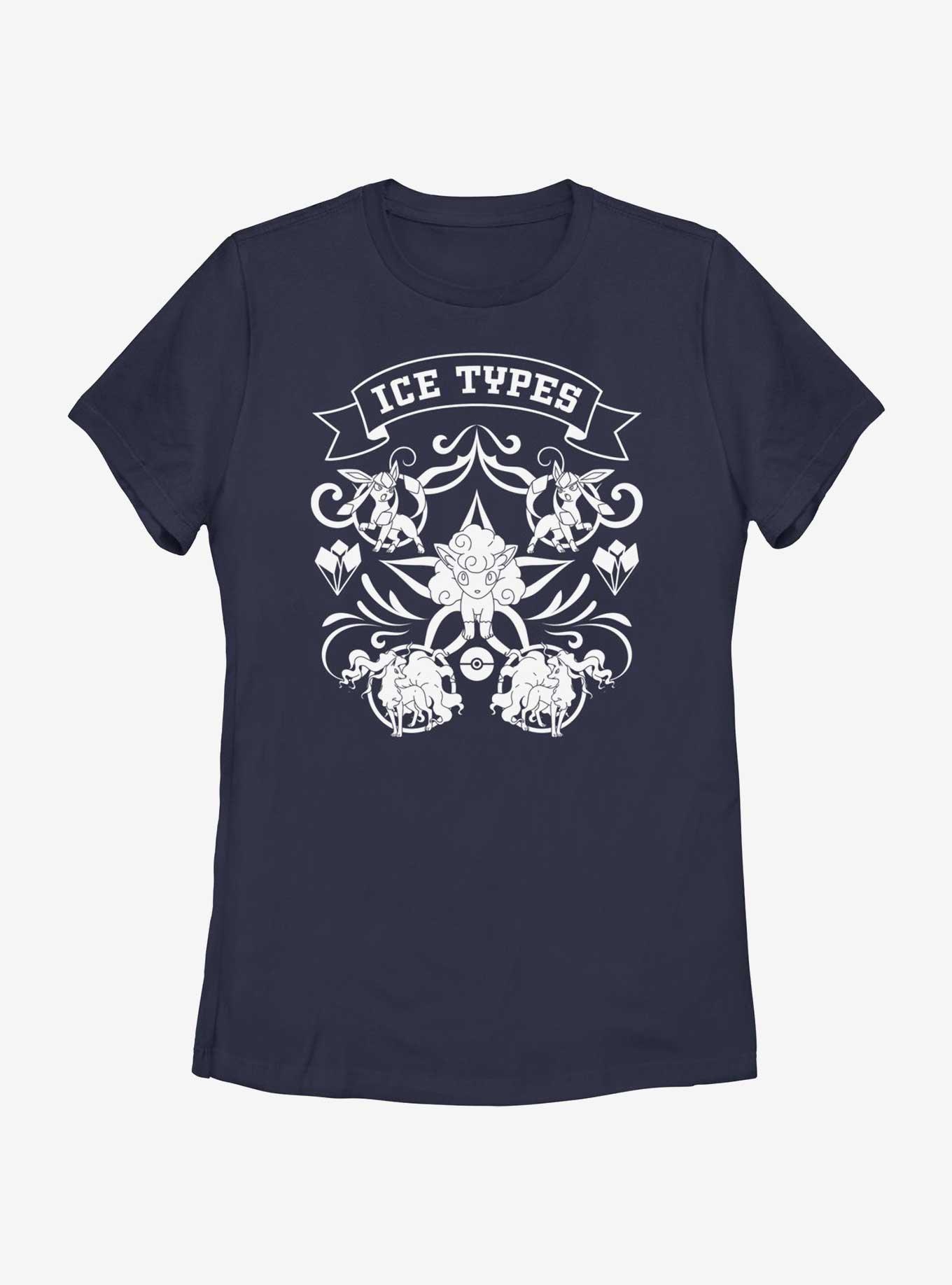 Pokemon Ice Type Winter Womens T-Shirt