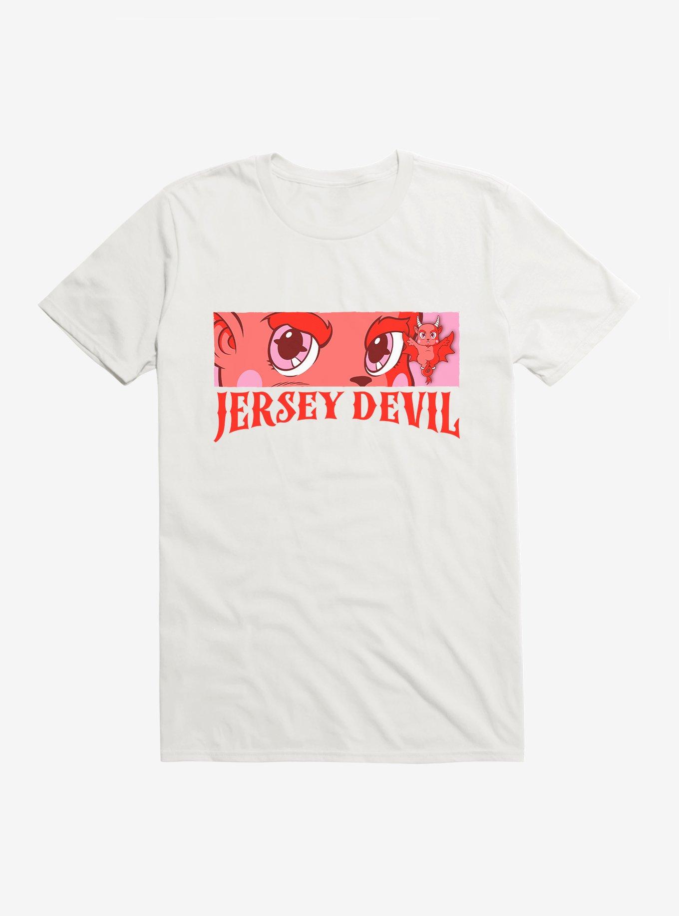 Hot Topic Chibi Cryptids Jersey Devil Eyes T-Shirt