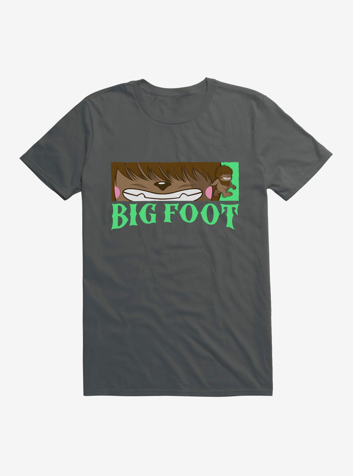 Hot Topic Chibi Cryptids Big Foot Smile T-Shirt, , hi-res