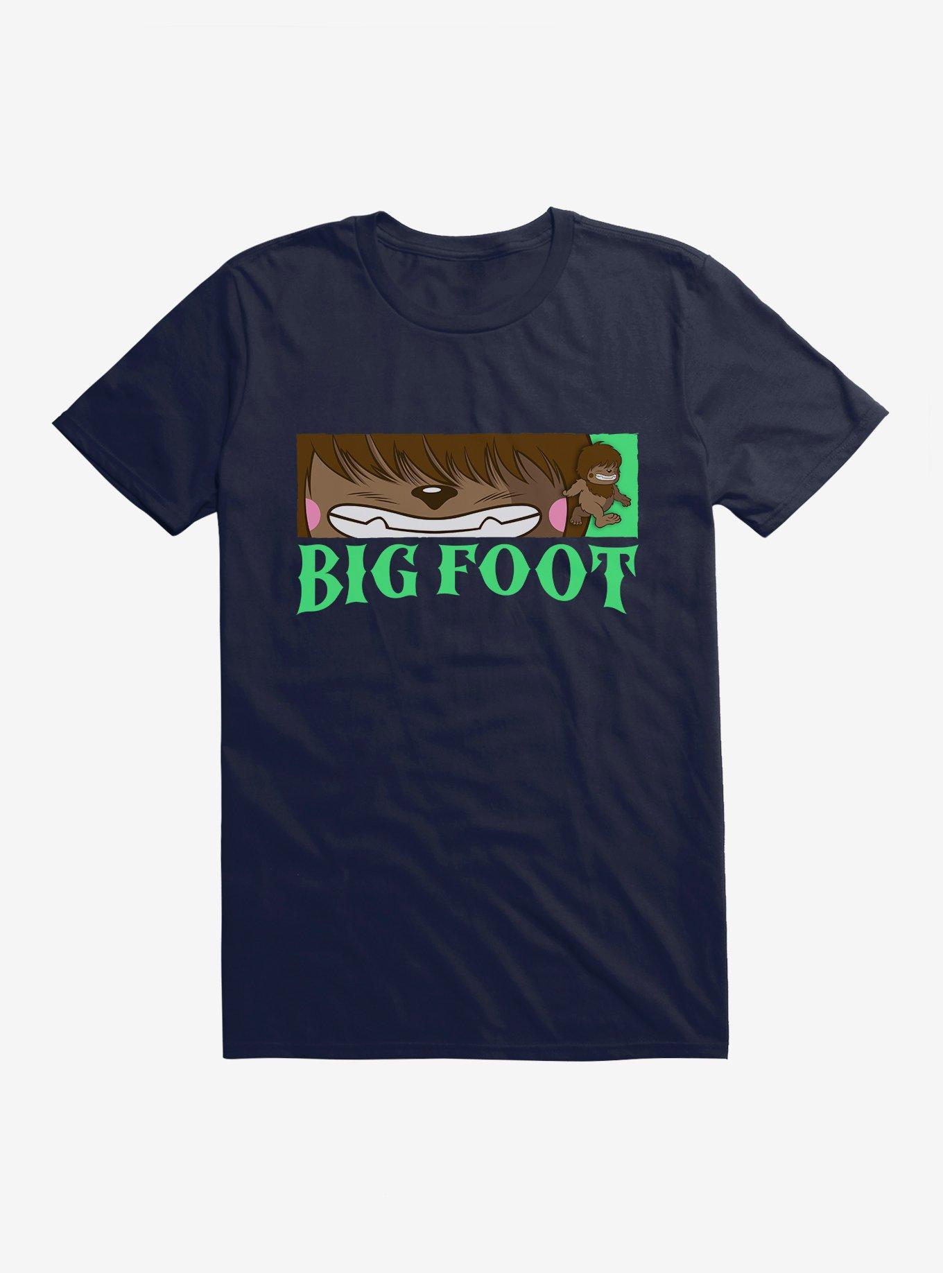 Chibi Cryptids Big Foot Smile T-Shirt, , hi-res