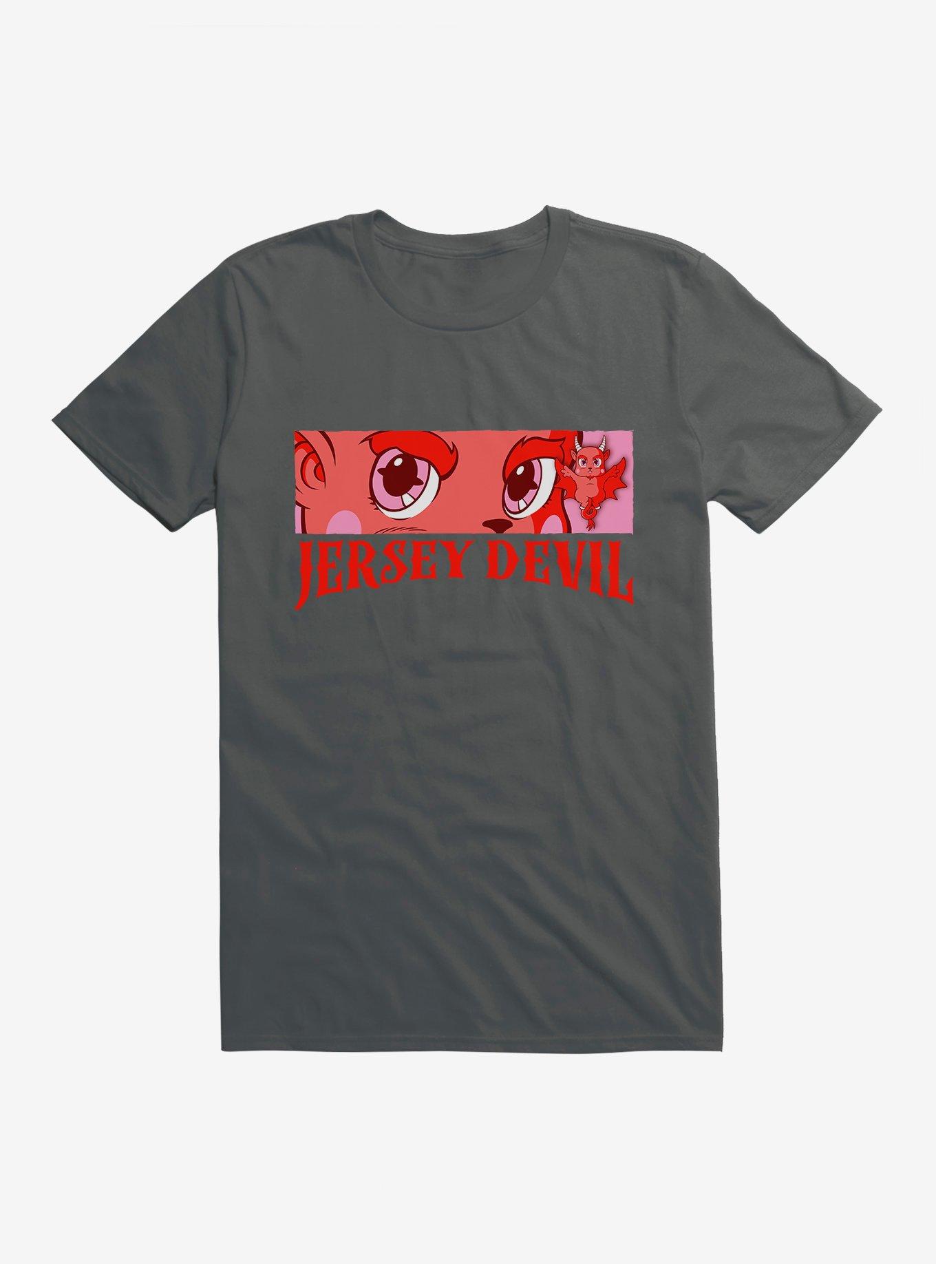 Hot Topic Chibi Cryptids Jersey Devil Eyes T-Shirt, , hi-res