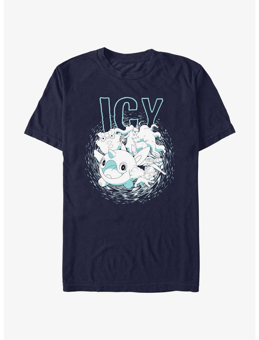 Pokemon Icy Tunnel T-Shirt, NAVY, hi-res