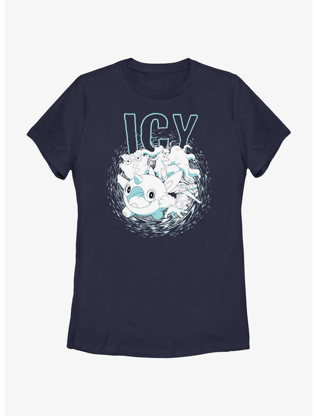 Pokemon Icy Tunnel Womens T-Shirt, NAVY, hi-res