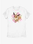 Pokemon Eevee Brush Strokes Womens T-Shirt, WHITE, hi-res