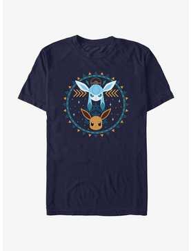 Pokemon Eevee Glaceon Circle T-Shirt, , hi-res