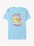 Pokemon Fun Times Pikachu & Eevee T-Shirt, LT BLUE, hi-res