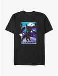 Pokemon Glaceon Northern Lights T-Shirt, BLACK, hi-res