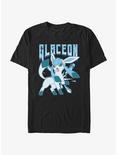 Pokemon Glaceon Ice Beam T-Shirt, BLACK, hi-res