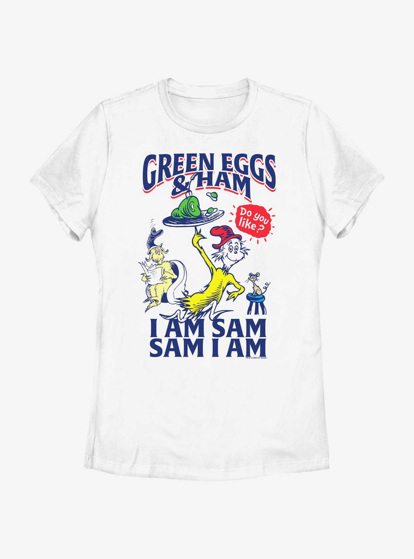 Dr. Seuss's Green Eggs & Ham Sam I Am Womens T-Shirt, , hi-res