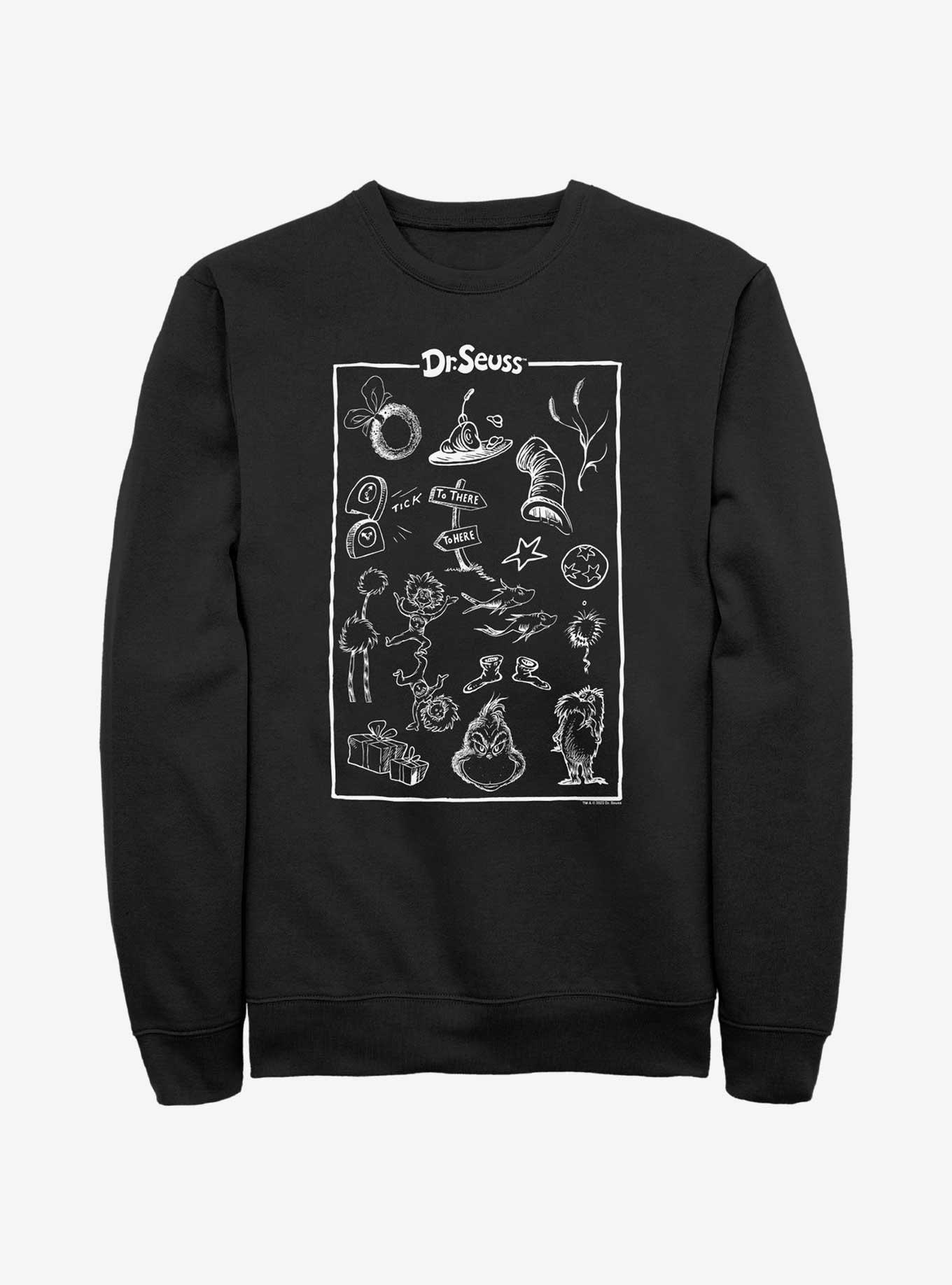 Dr. Seuss Collection Sweatshirt, BLACK, hi-res