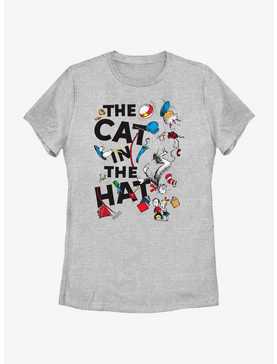 Dr. Seuss's Cat In The Hat Scattered Cat Womens T-Shirt, , hi-res