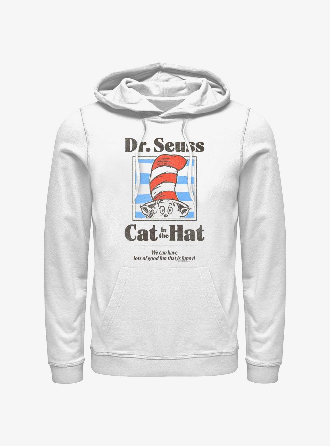 Dr. Seuss's Cat The Hat Striped Portrait Hoodie