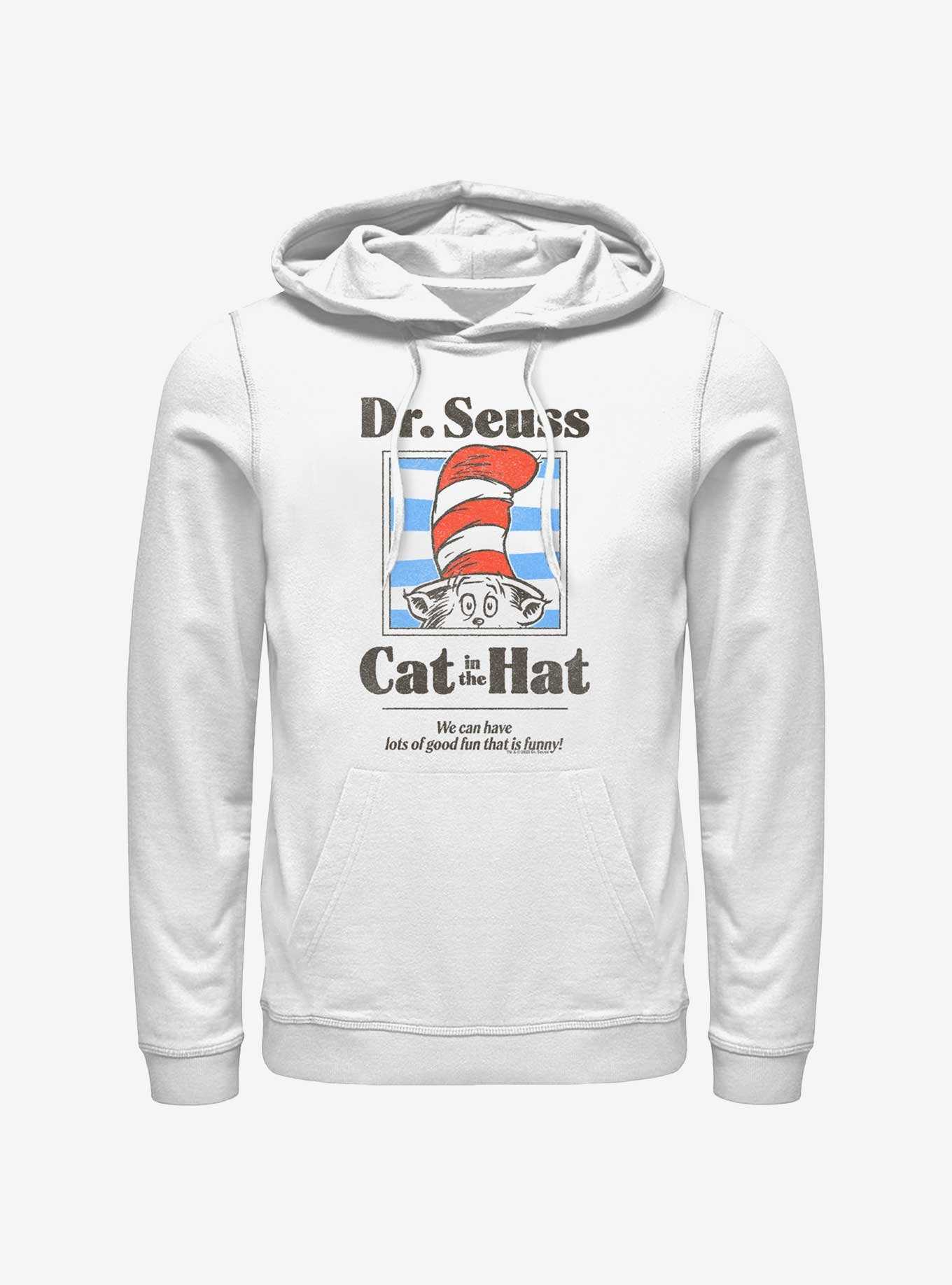 Dr. Seuss's Cat In The Hat Striped Portrait Hoodie, , hi-res