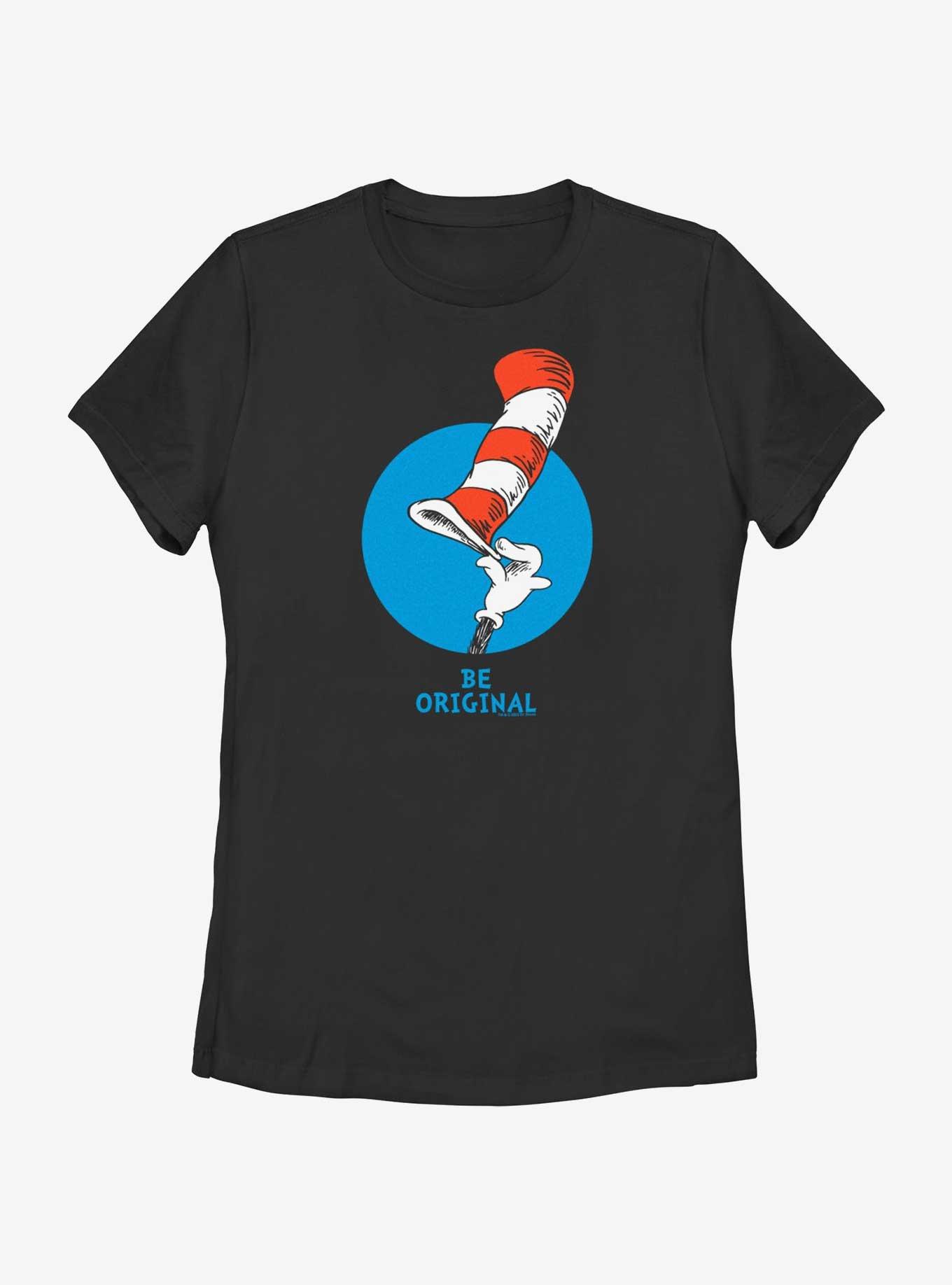 Dr. Seuss's Cat The Hat Be Original Womens T-Shirt