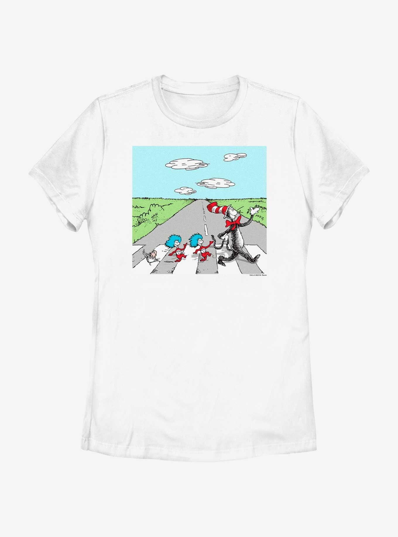 Dr. Seuss's Cat The Hat Crossing Womens T-Shirt