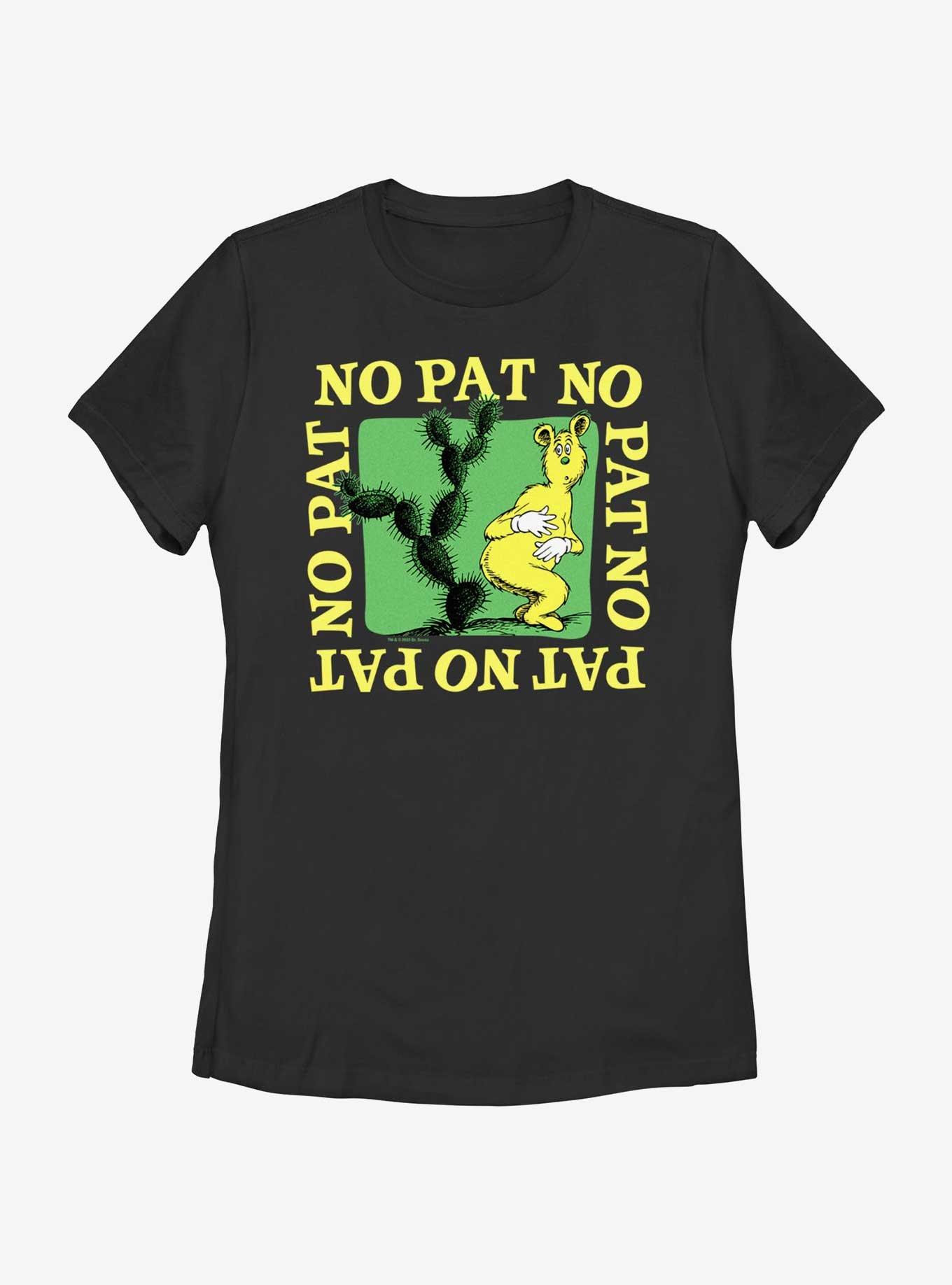 Dr. Seuss's Hop On Pop No Pat Squared Womens T-Shirt