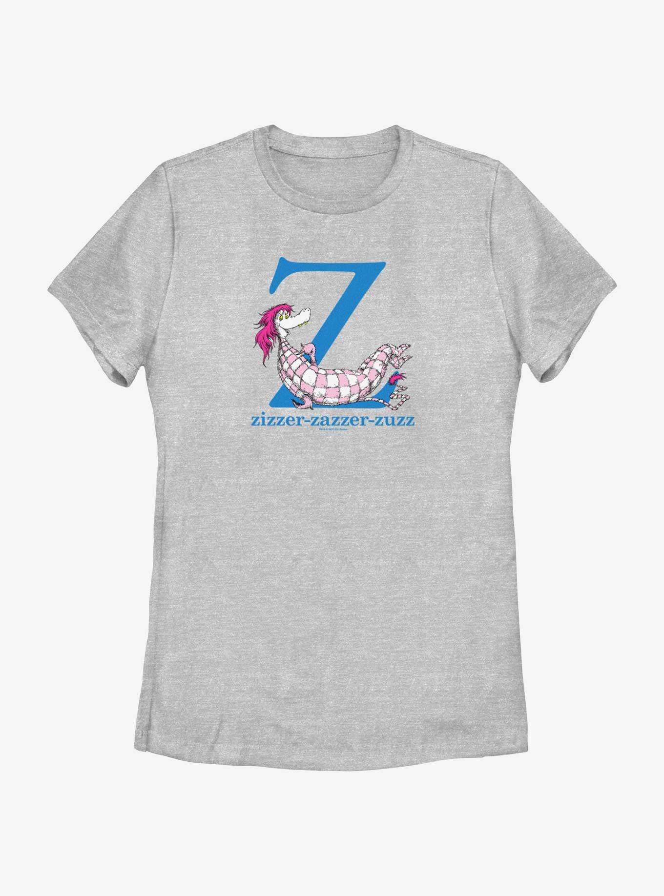 Dr. Seuss's Abc Z For Zizzer-Zazzer-Zuzz Womens T-Shirt, ATH HTR, hi-res