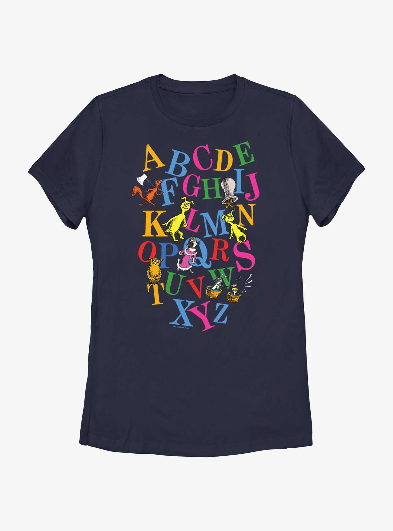 Dr. Seuss's Abc Alphabet Womens T-Shirt